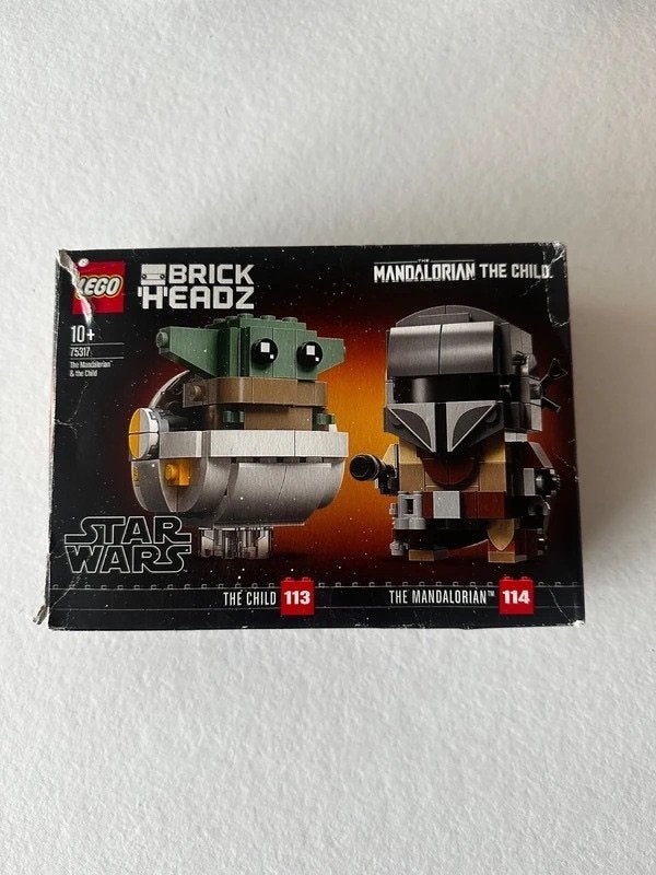 Lego Brickheadz The Mandalorian and The Child 75317, BrickHeadz, Lego, Ophalen of Verzenden, Zo goed als nieuw