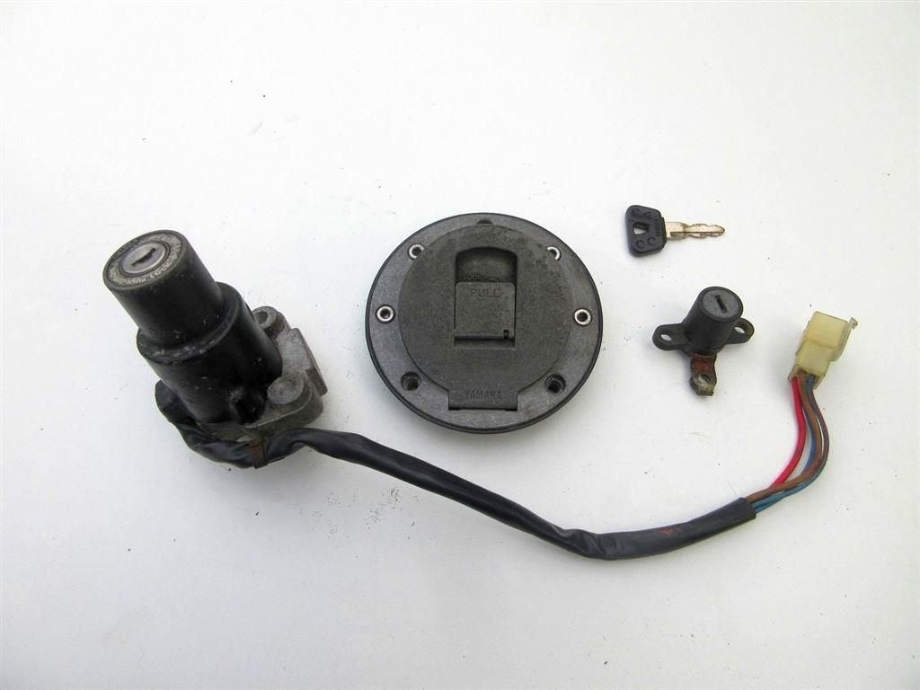 Yamaha XJ600 slotenset contactslot tankdop Diversion XJ 600, Ophalen of Verzenden, Gebruikt