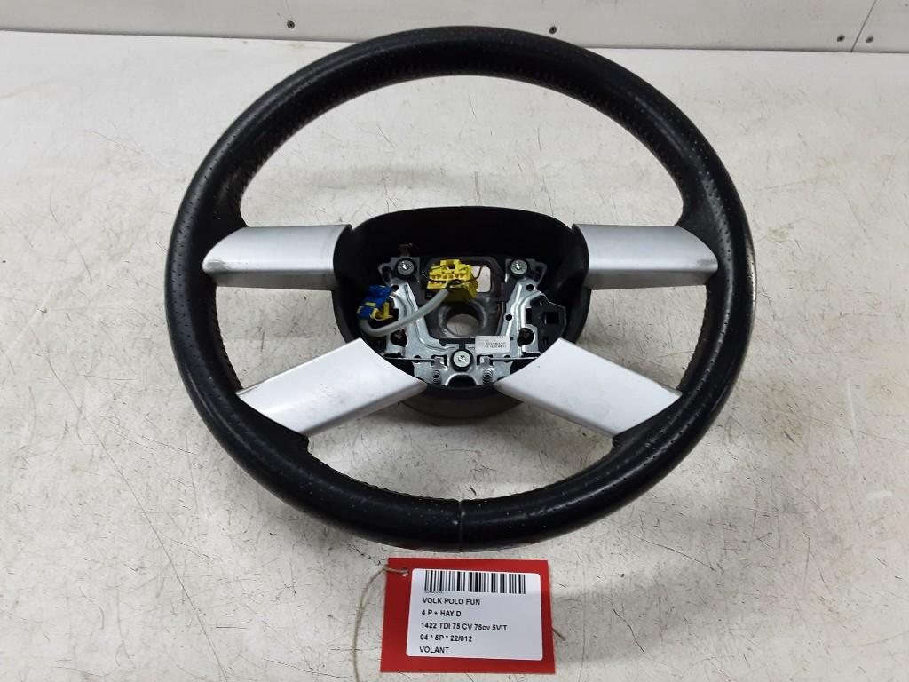 VOLANT DIRECTION Polo IV (9N1 / 2/3) (6Q0419091N), Volkswagen, Mevr. I. Hauben, Utilisé, Rue de l'Espoir 34 34
4030  GRIVEGNÉE, BE