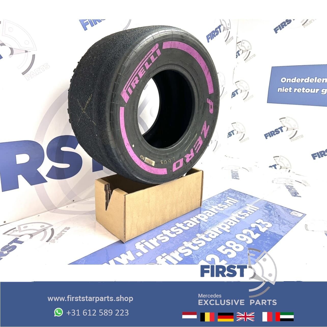 ORIGINELE FORMULE 1 Pirelli P ZERO BAND F1 SLICK SUPER SOFT