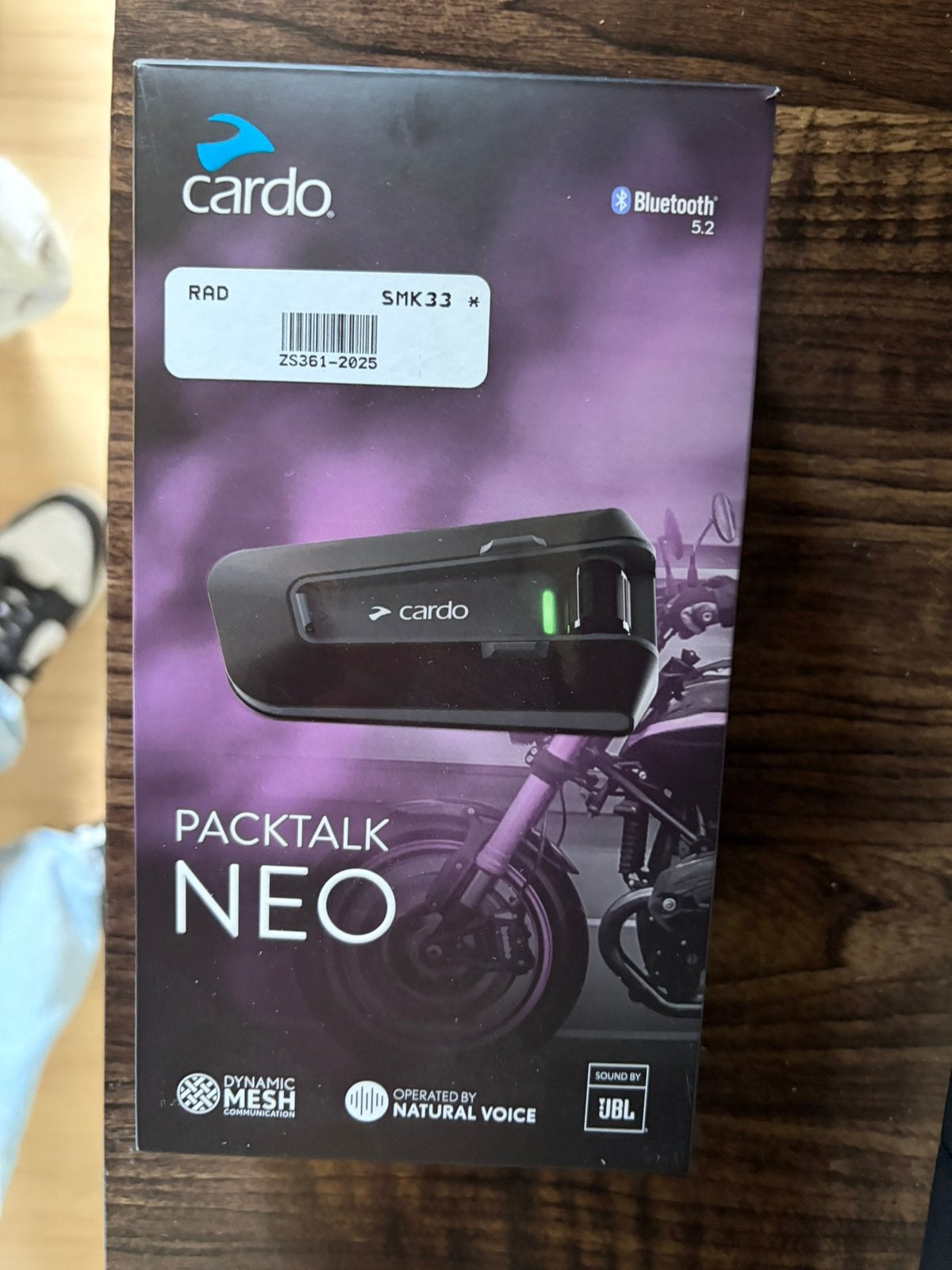 Cardo Packtalk neo, Enlèvement, Comme neuf