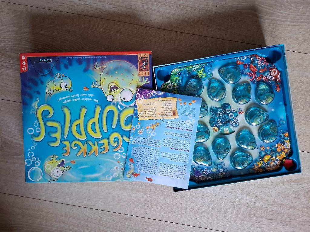 Gekke guppies spel, Trois ou quatre joueurs, Enlèvement, Utilisé