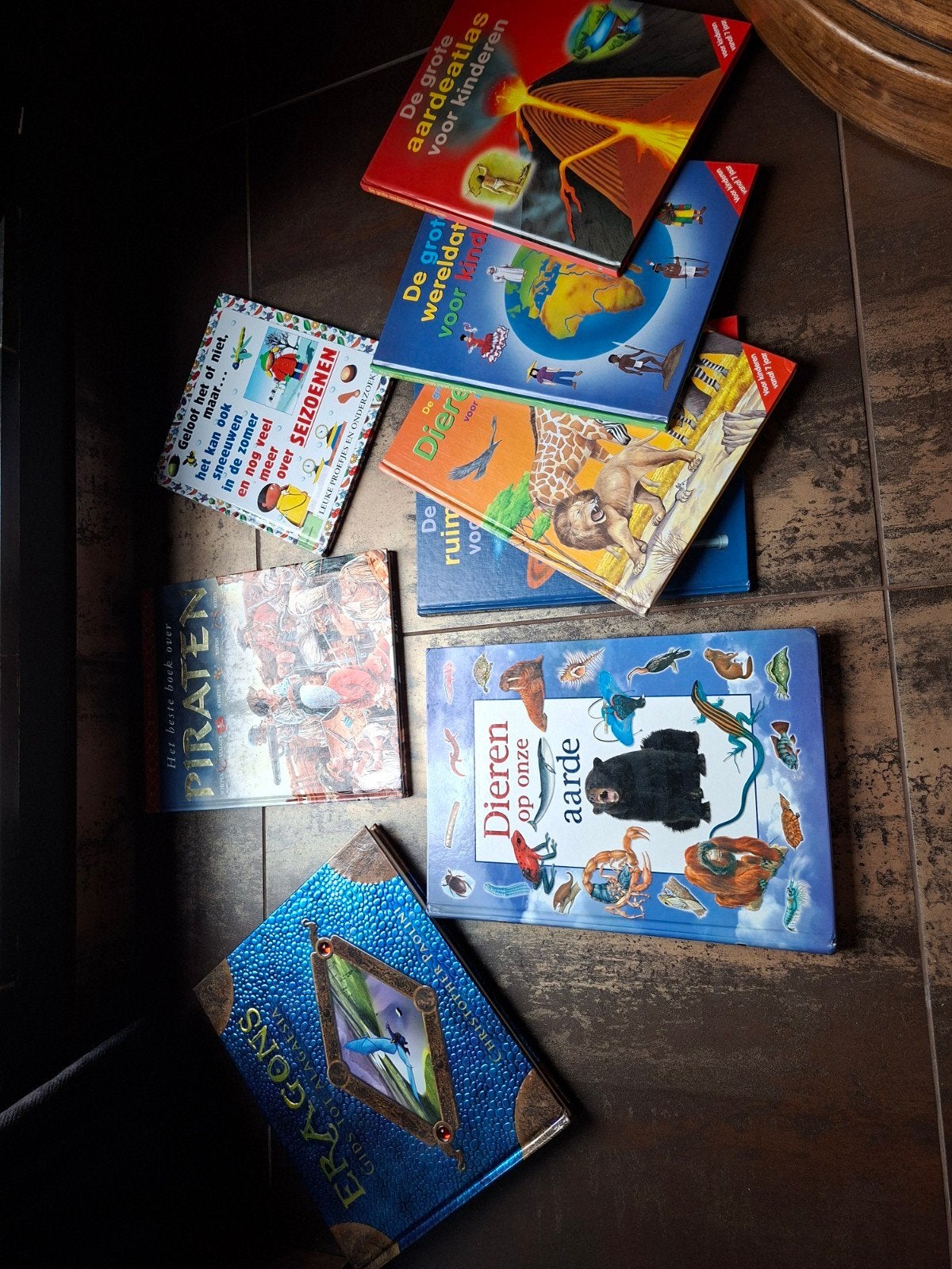 set van cole boeken, Ophalen