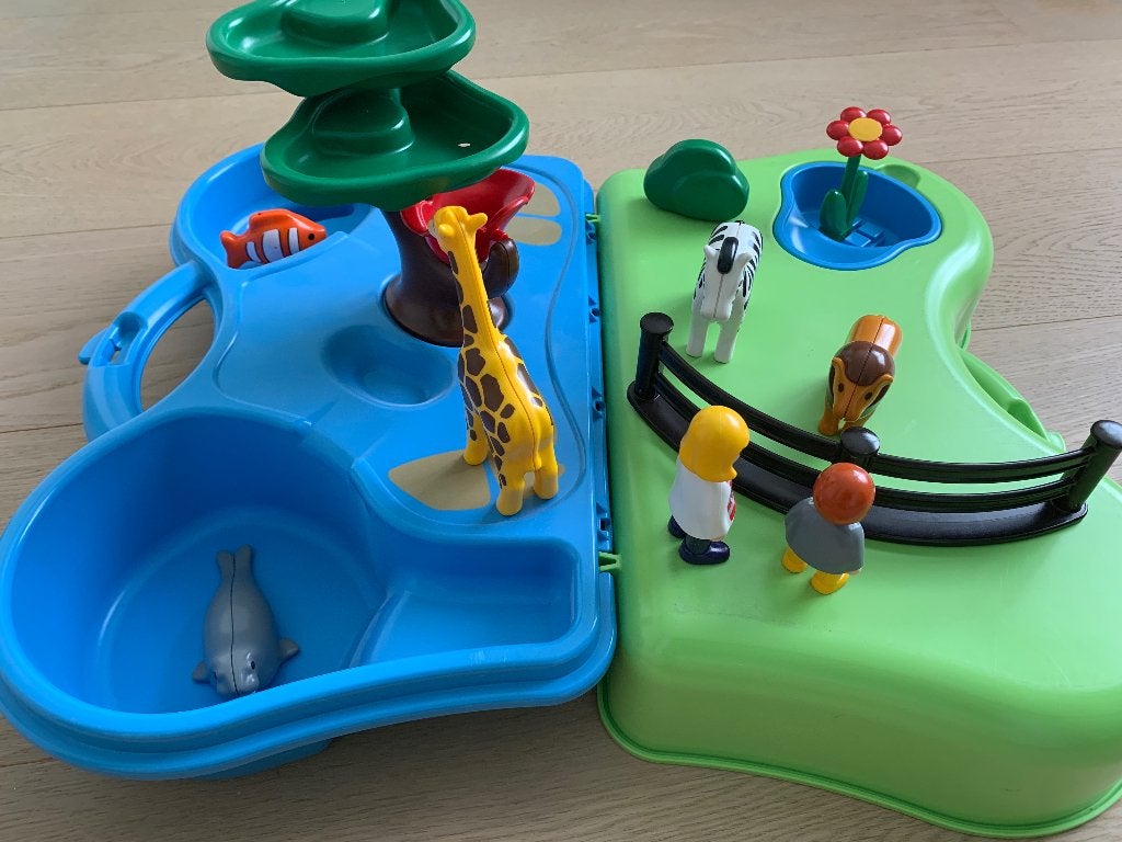 Playmobil junior meeneemkoffer met dieren, Kinderen en Baby's, Speelgoed | Playmobil, Ophalen, Complete set, Zo goed als nieuw