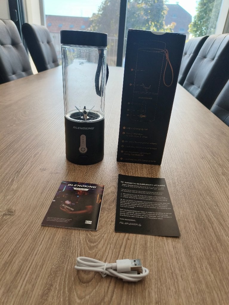 Blendking One Draagbare Blender To Go - 500 ml - Zwart, Electroménager, Envoi, Utilisé, Mélangeur à emporter
