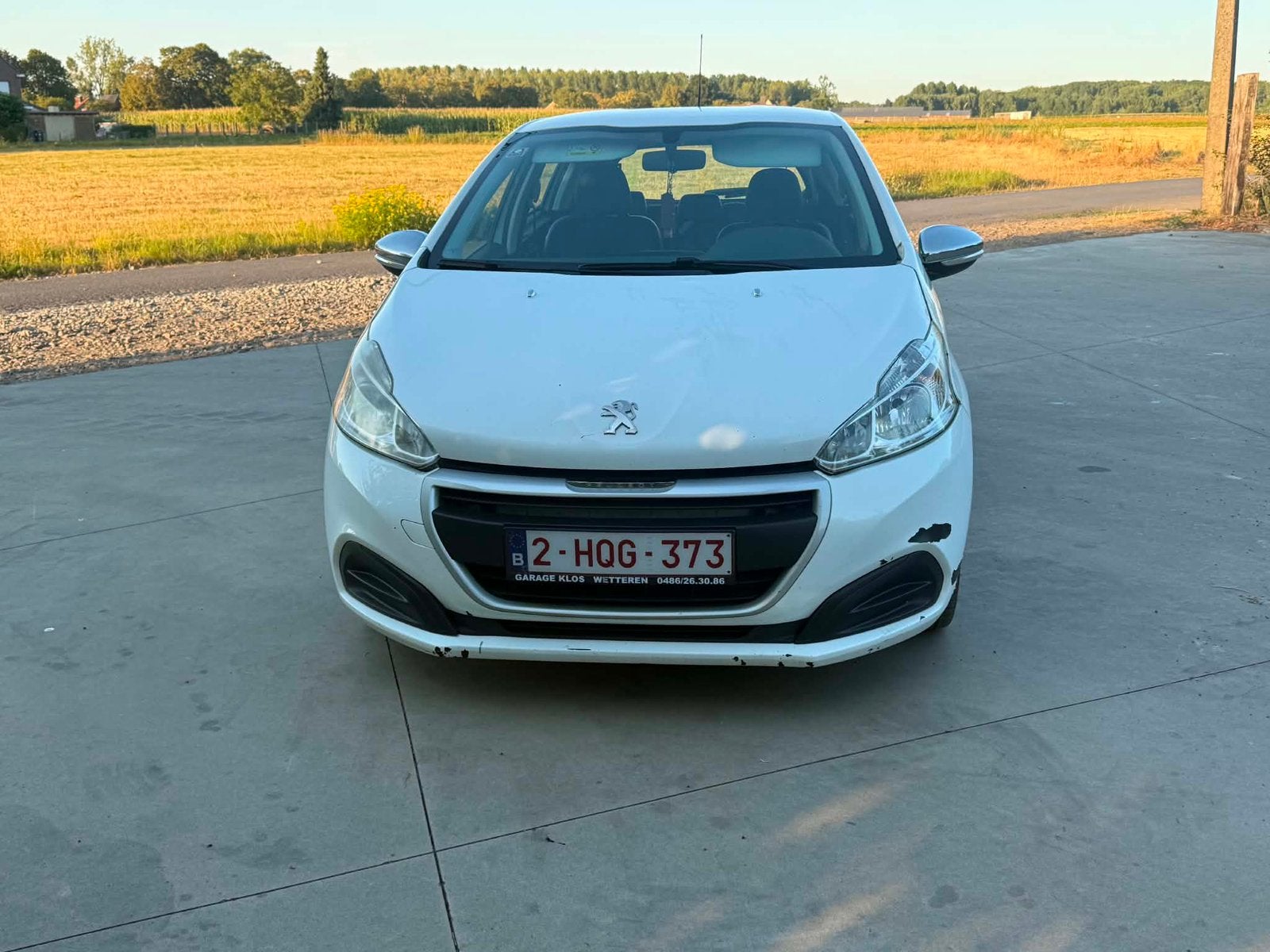 Peugeot 208 Gekeurd vvk, Auto's, Voorwielaandrijving, Euro 6, Wit, Leder