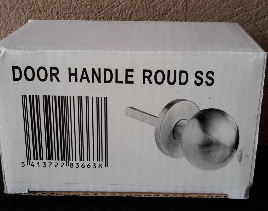 Deurknop inox ( NIEUW ), Doe-het-zelf en Bouw, Hang- en Sluitwerk, Ophalen of Verzenden, Nieuw, Inox