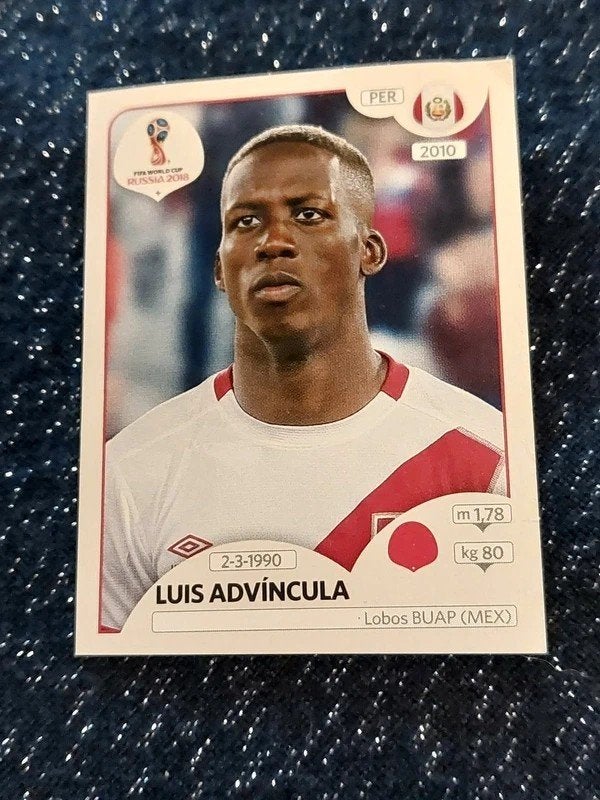 Panini / Sticker / Luis Advincula / Peru / WK 2018, Verzamelen, Ophalen of Verzenden, Nieuw, Poster, Plaatje of Sticker