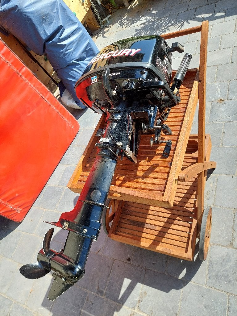 mercury buitenboordmotor 6PK - 4takt, Watersport en Boten, Ophalen, 5 tot 10 pk, Viertaktmotor, Zo goed als nieuw