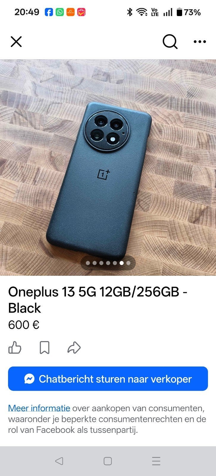 One plus 13 met Hasselbergs camera's, Ophalen of Verzenden