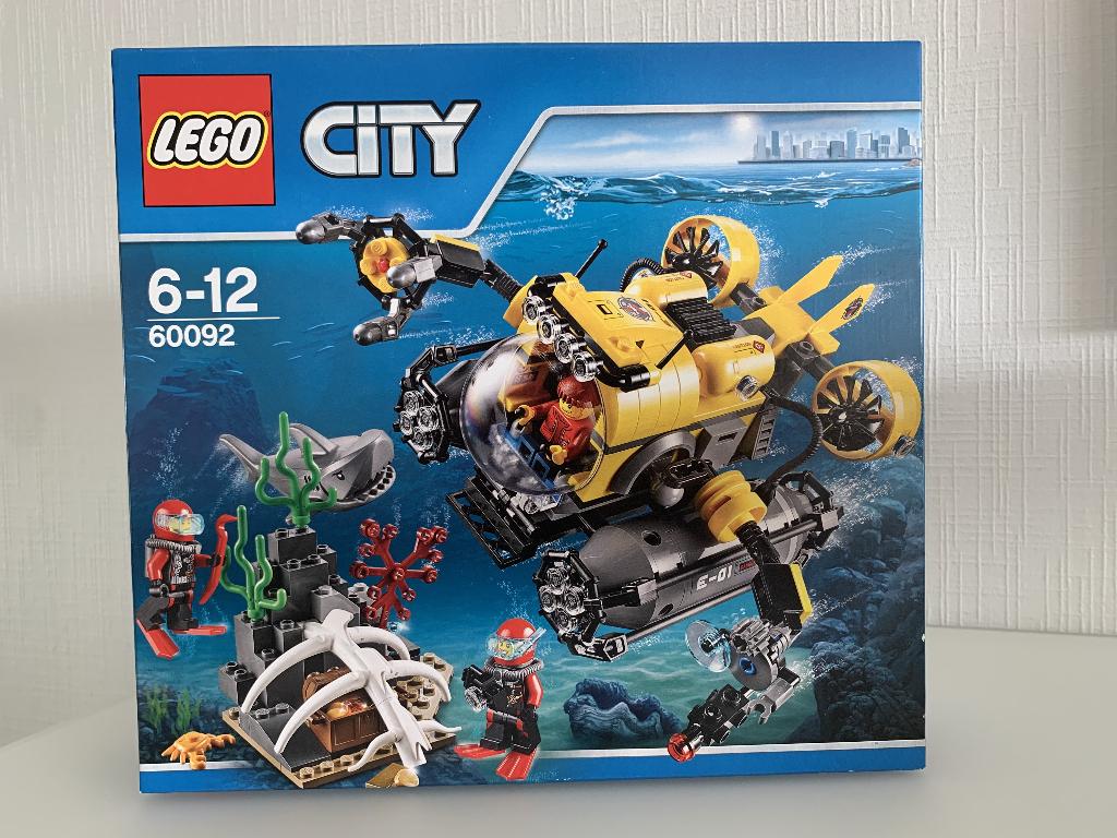 LEGO 60092 City Diepzee Duikboot, Kinderen en Baby's, City, Lego, Nieuw, Ophalen of Verzenden