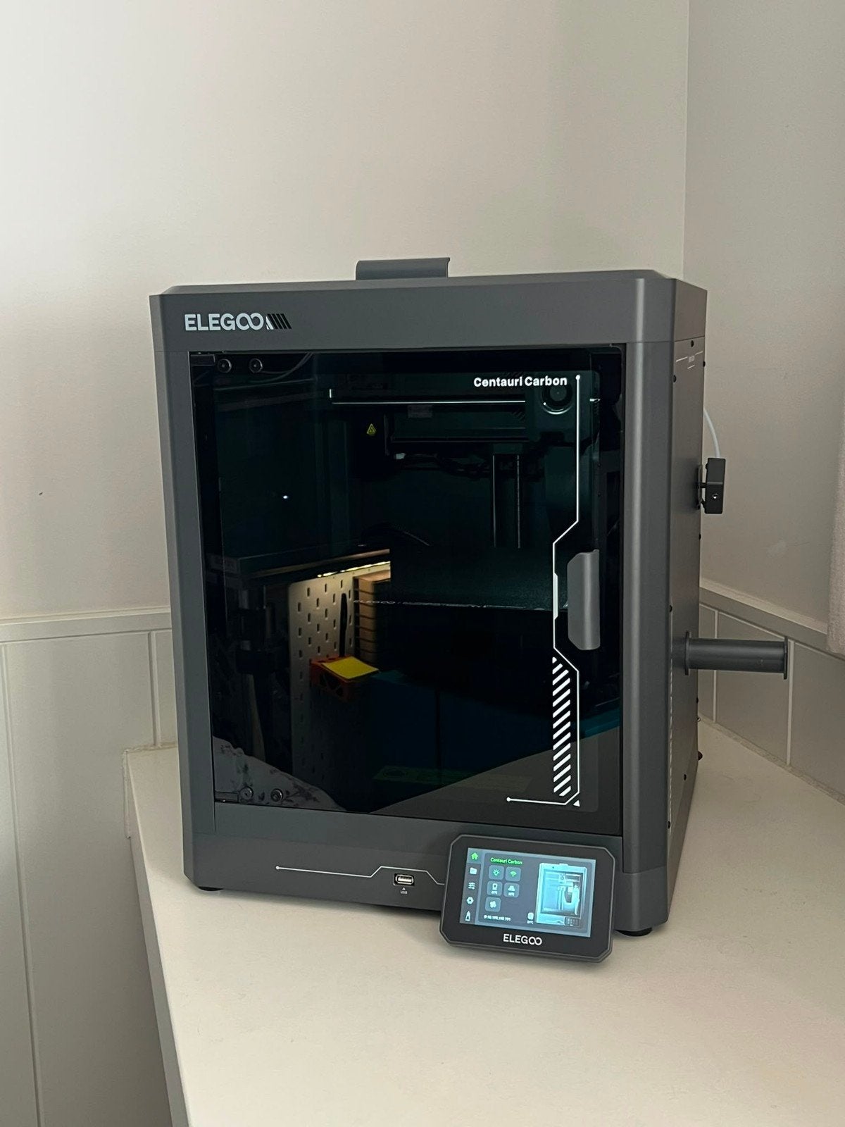 Elegoo Centauri Carbon, Computers en Software, 3D Printers, Ophalen, Ingebouwde Wi-Fi, Elegoo, Zo goed als nieuw