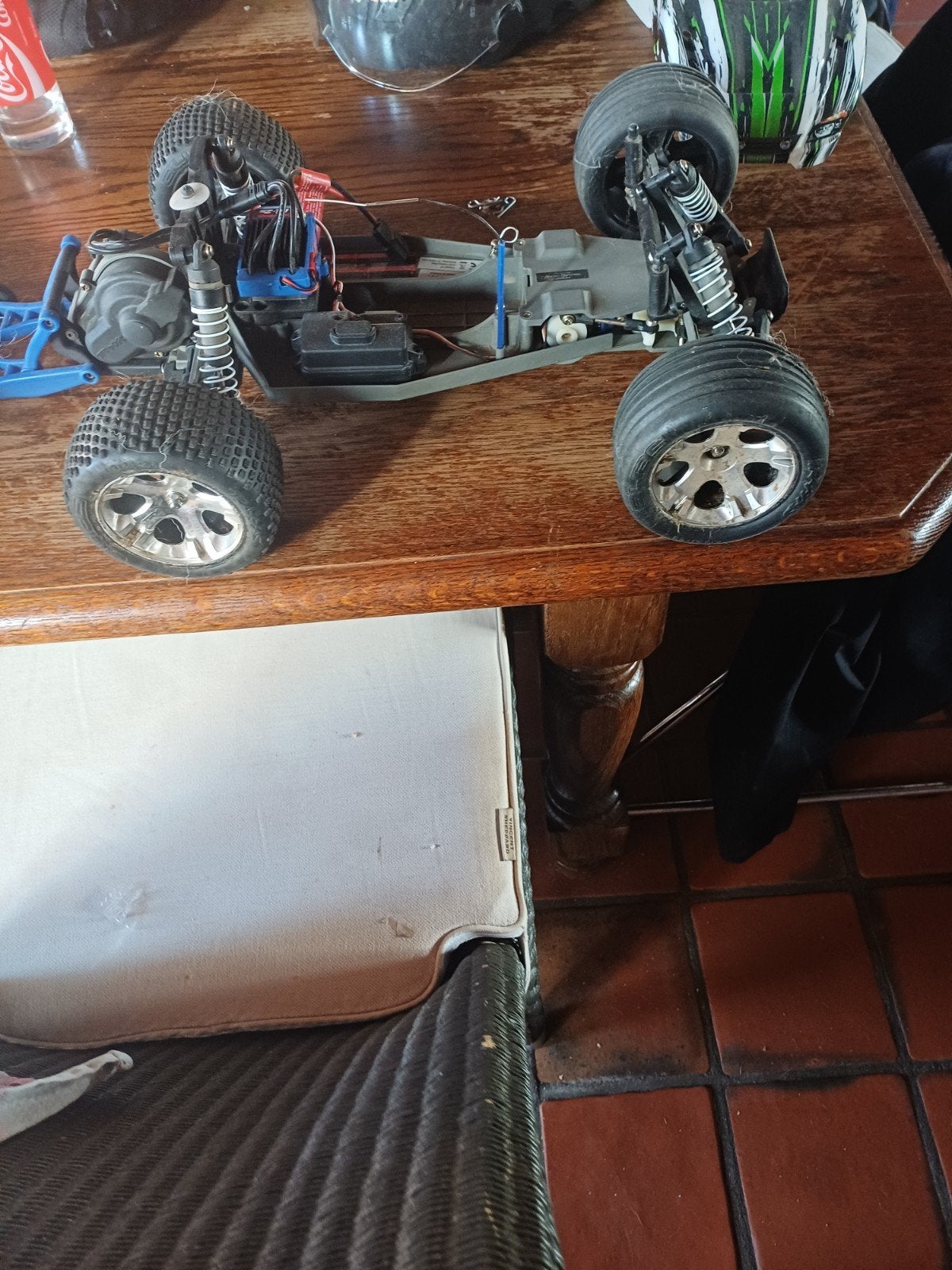 traxxas rustler x2, Hobby en Vrije tijd, Modelbouw | Radiografisch | Auto's, Ophalen, Zo goed als nieuw, Elektro, Auto offroad