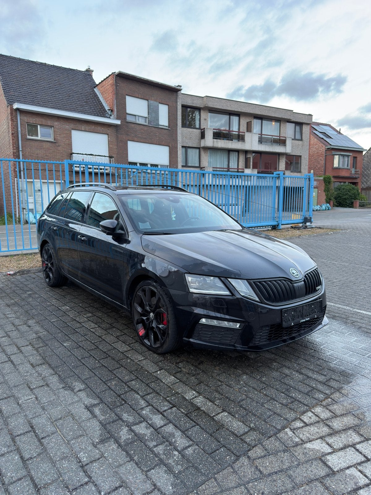 Skoda Octavia vRS 2.0 Diesel, Auto's, Euro 6, Alcantara, Zwart, 5 deurs