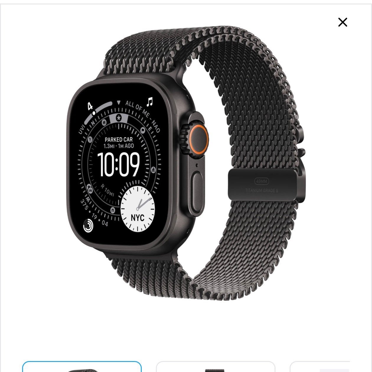 Apple watch ultra 3, Enlèvement ou Envoi, Neuf, Noir