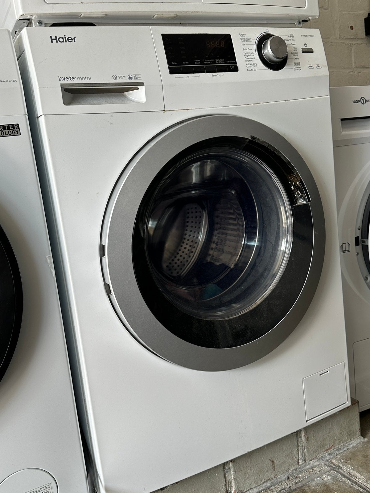 Haier HW90 wasmachien 9kg, Elektronische apparatuur, Wasmachines, Ophalen, Zo goed als nieuw