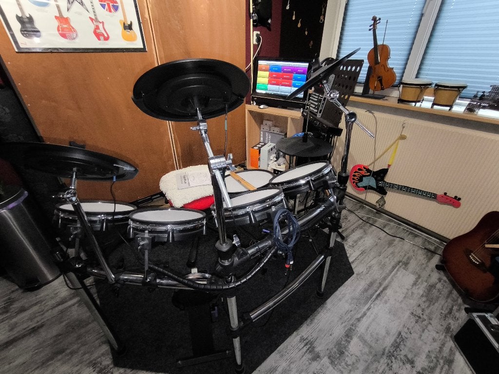 drumstel Fame, Muziek en Instrumenten, Ophalen, Zo goed als nieuw, Overige merken