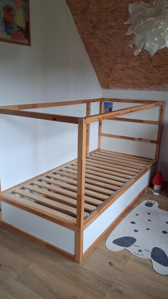 Omkeerbaar bed KURA - Ikea 90x200, Kinderen en Baby's, Ophalen, Gebruikt, Hoogslaper