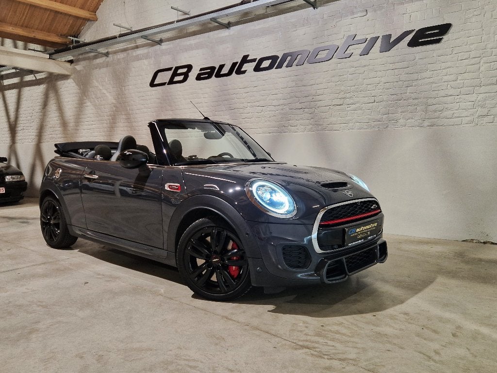 Mini Cooper Cabrio JCW met garantie, Auto's, Mini, 4 cilinders, Cabriolet, MINI Next, 170 kW