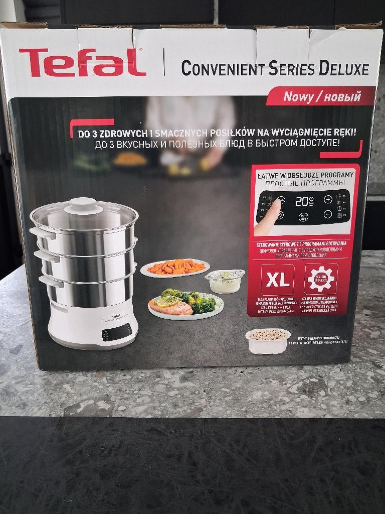 Stoomkoker tefal, Ophalen, Vaatwasmachinebestendig, Zo goed als nieuw