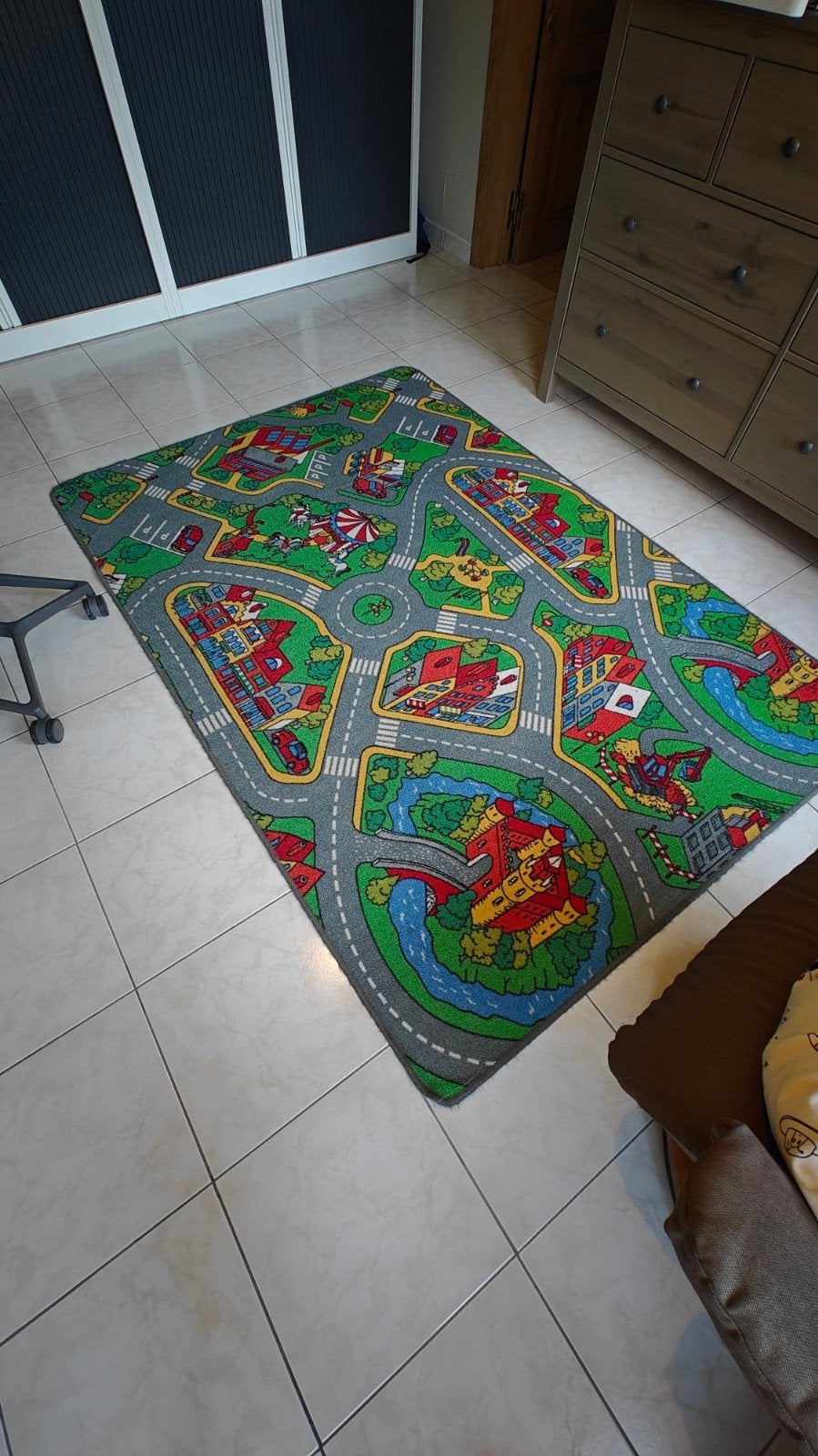 Speeltapijt / speelkleed auto, Ophalen
