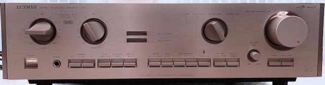LUXman L410 hoge kwaliteit audio versterker, Zo goed als nieuw, 60 tot 120 watt, Stereo, Ophalen