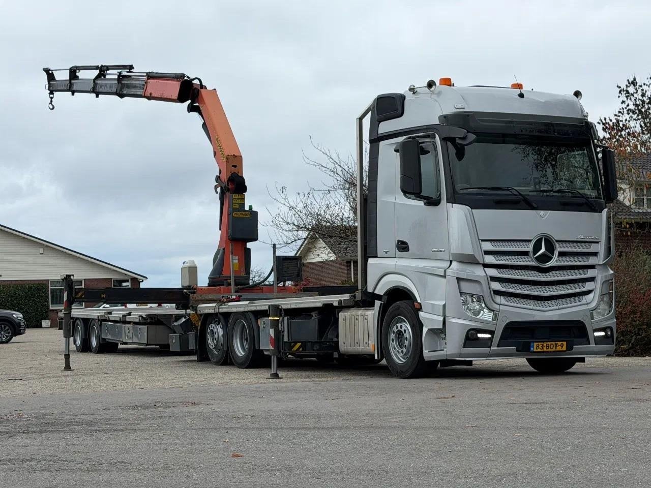 Mercedes-Benz Actros 2640 PALFINGER 34TM GRUE/GRUE ! TÉLÉC, Argent ou Gris, Achat, Euro 6, Entreprise