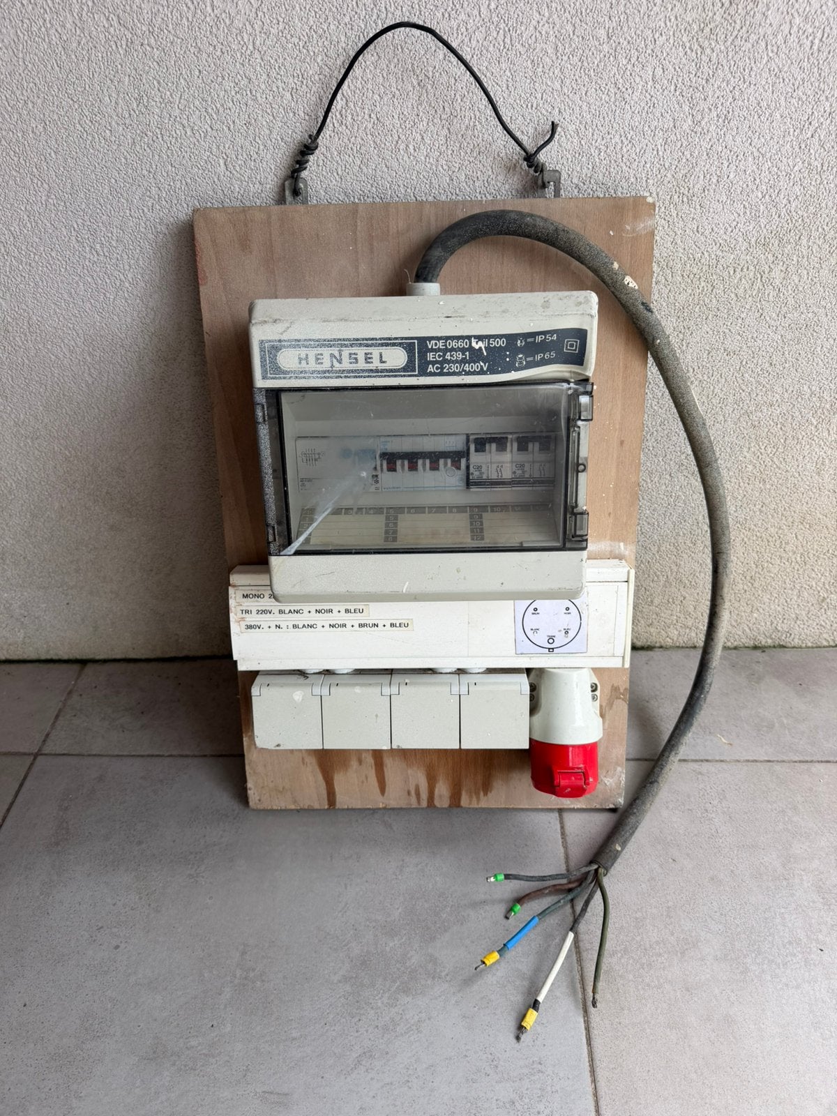 Tableau électrique de chantier, Bricolage & Construction, Enlèvement, Utilisé, Tableau électrique