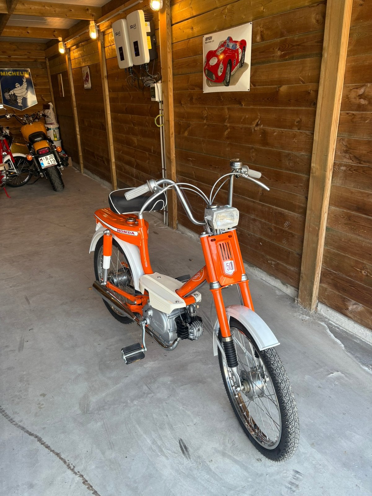 Honda amigo, Fietsen en Brommers, Brommers | Honda, Ophalen, Overige modellen, Klasse B (45 km/u), Zo goed als nieuw