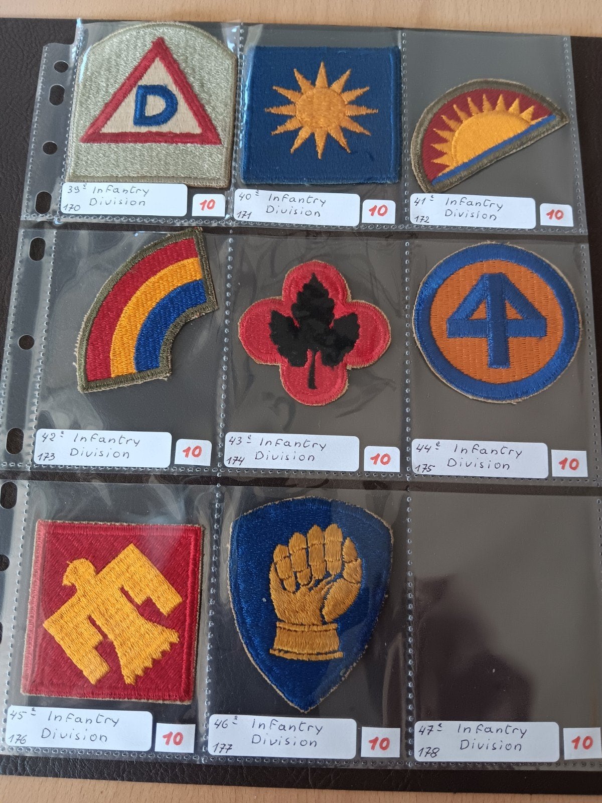 Us ww2 patches, Ophalen of Verzenden
