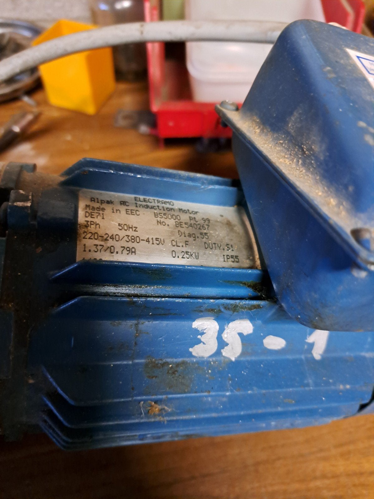 tandwielkast aandrijving motor elektrisch, Doe-het-zelf en Bouw, Ophalen