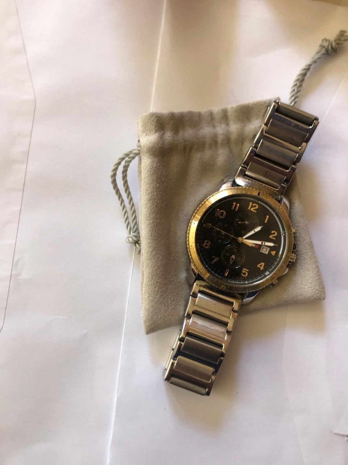 Montre Tommy Hilfiger homme originale., Montre-bracelet, Autres marques, Enlèvement ou Envoi, Acier