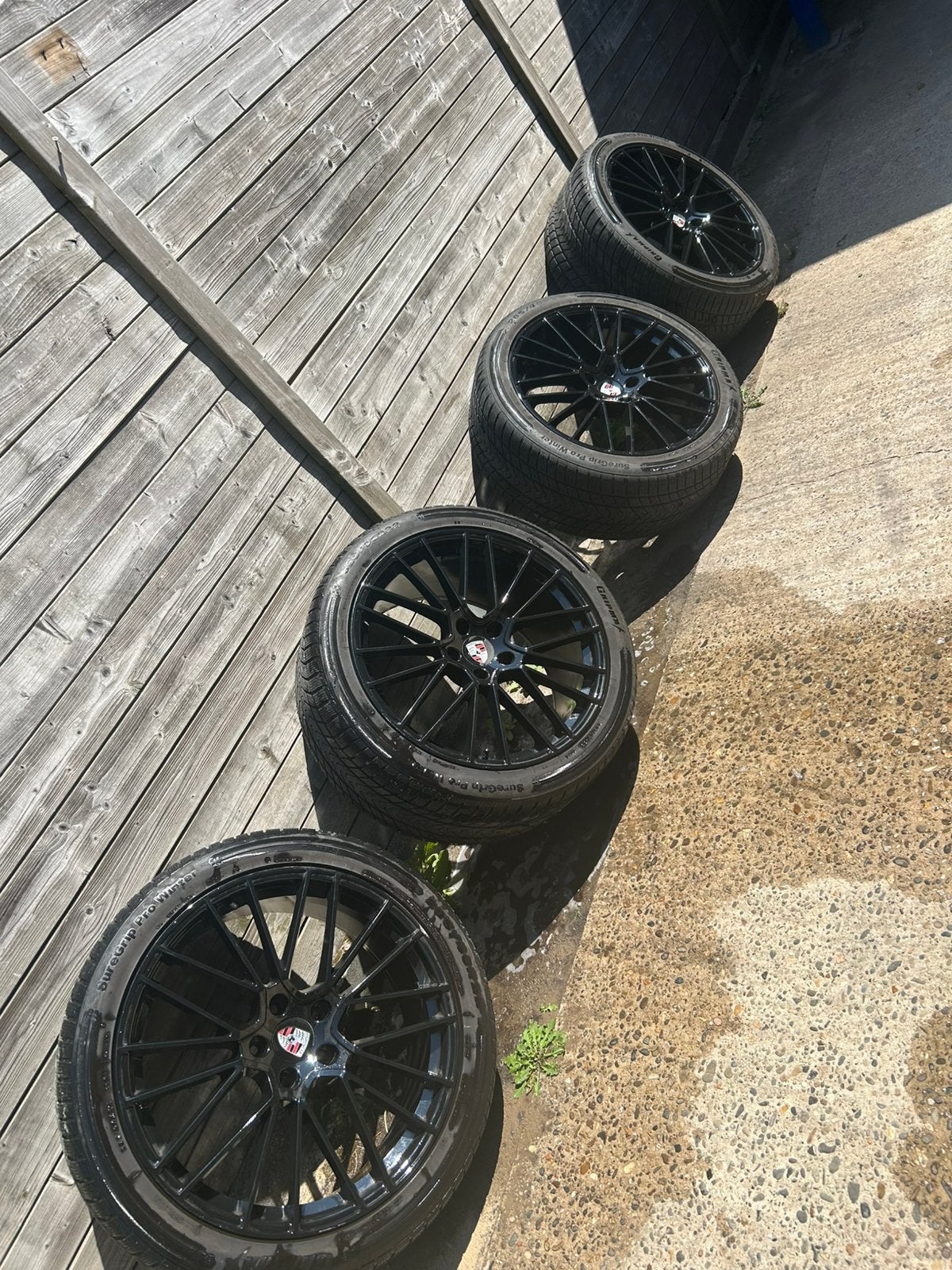 Porsche velgen 22inch zeer goede staat, Auto-onderdelen, Banden en Velgen, Ophalen, Gebruikt, Velg(en), Overige maten