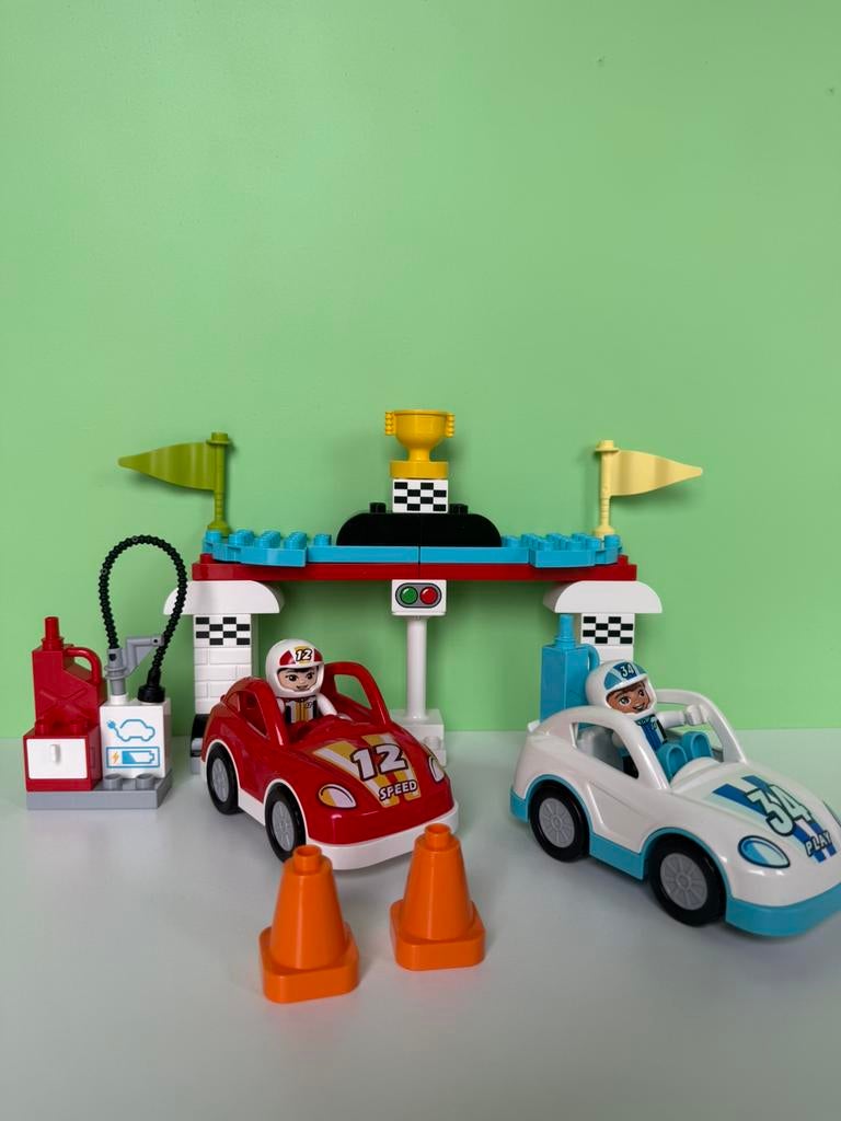 DUPLO la course automobile, Enlèvement, Comme neuf, Duplo
