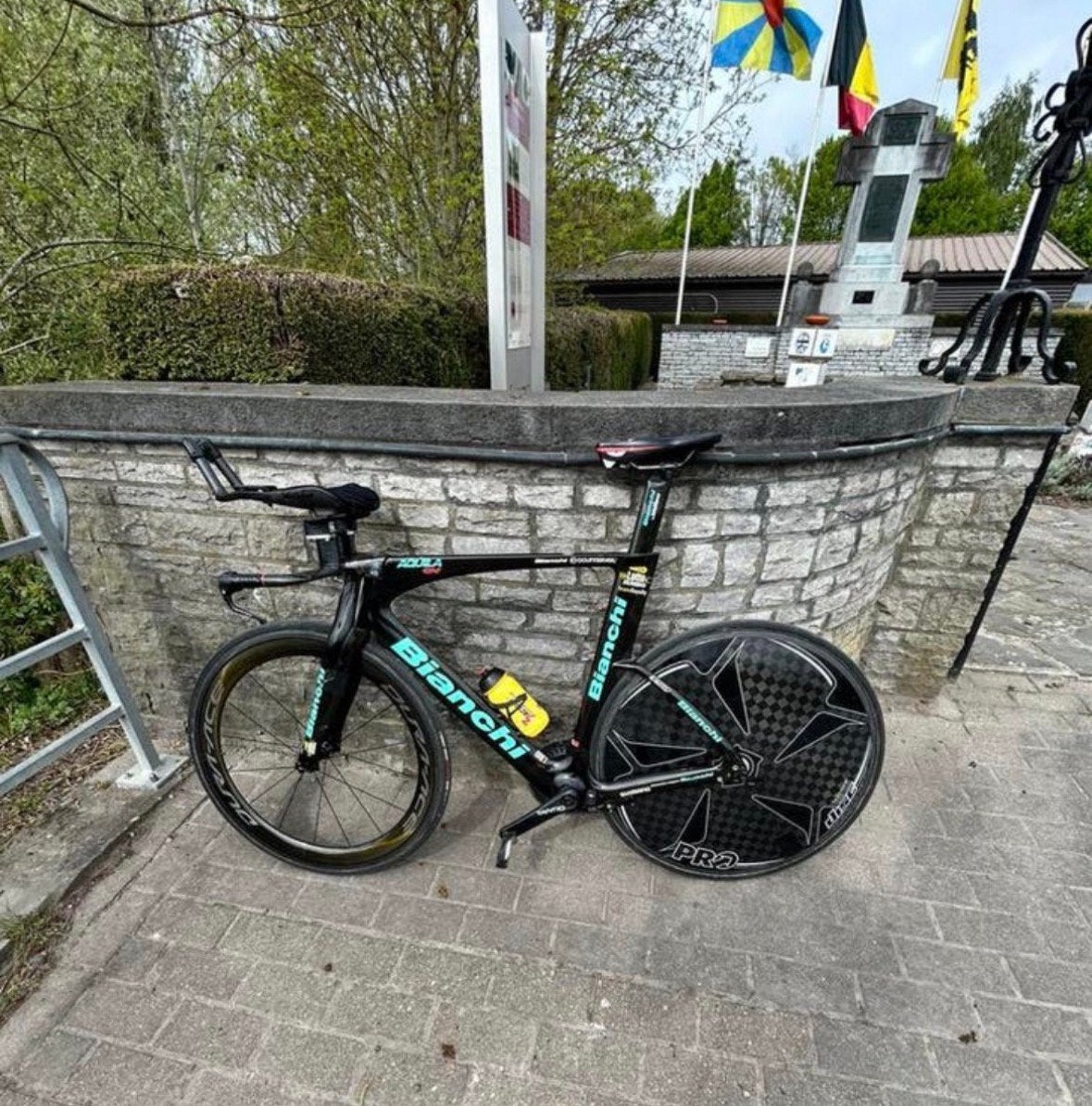 Bianchi aquila cv tijdritfiets, Gebruikt, Carbon, Ophalen, Overige merken