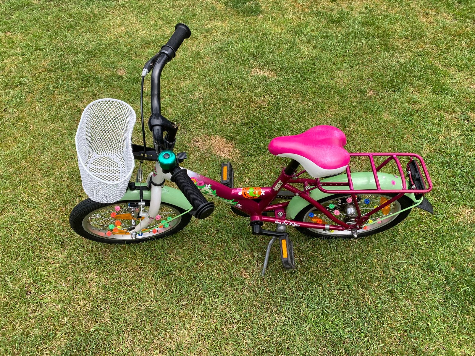 Kinderfiets, Ophalen, Gebruikt, Velgrem, Verstelbare zitting