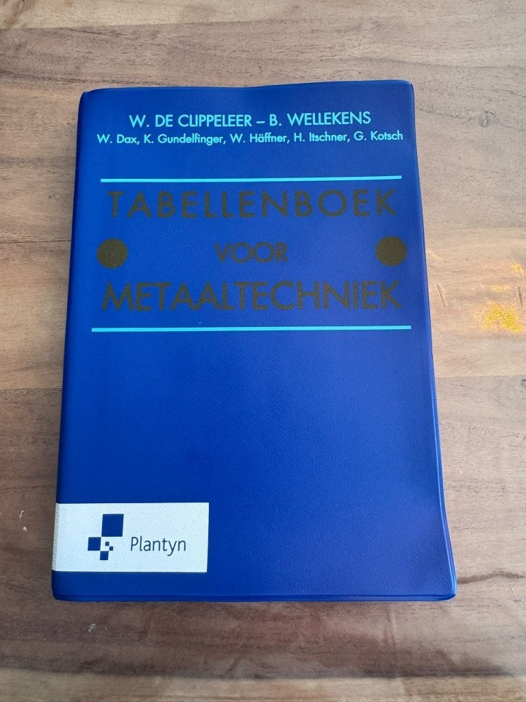 Tabellenboek voor metaaltechniek, Boeken, Overige vakken, Plantyn, Ophalen of Verzenden, Zo goed als nieuw