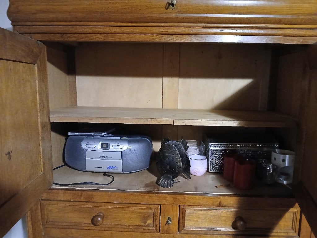 Meuble en chêne, Enlèvement