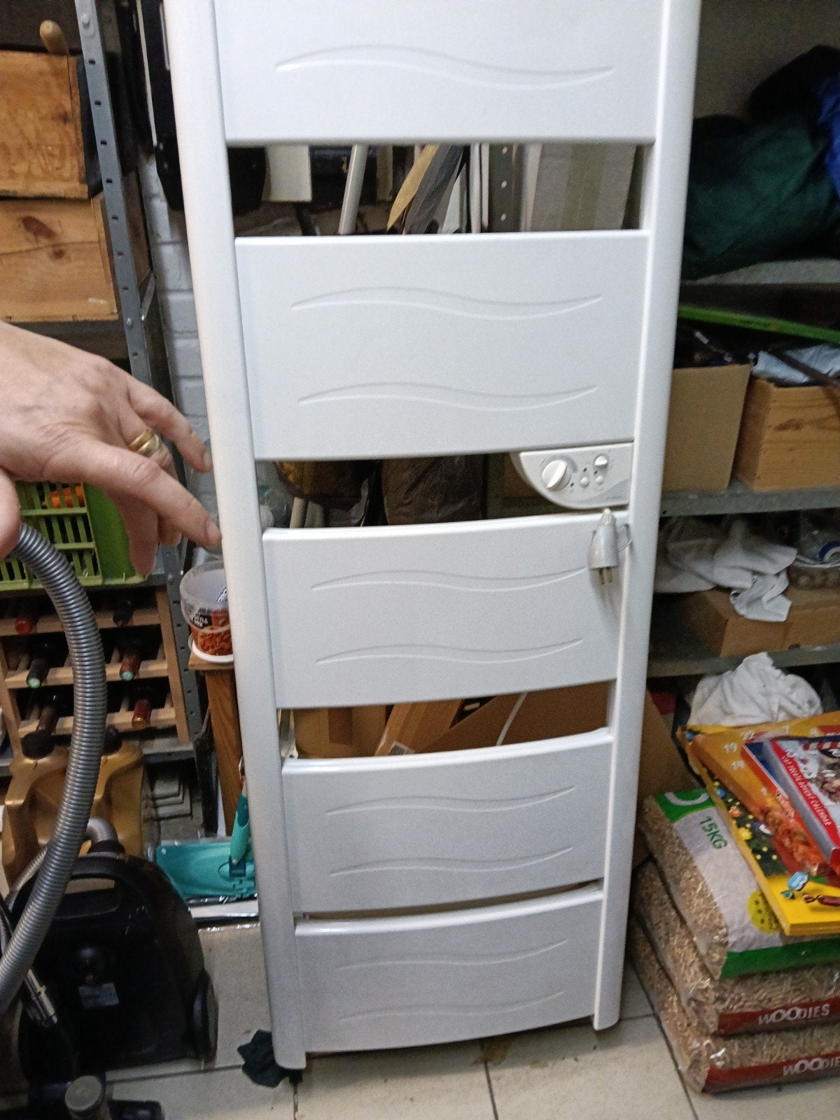 chauffage électrique avec soufflerie, Bricolage & Construction, Enlèvement, Utilisé