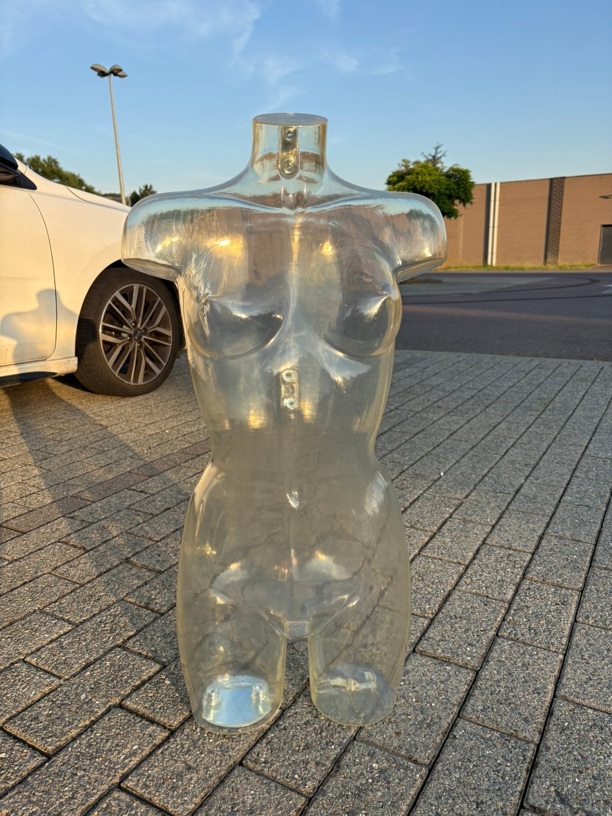Buste mannequin femme, Plastique, Enlèvement, Comme neuf, 85 cm