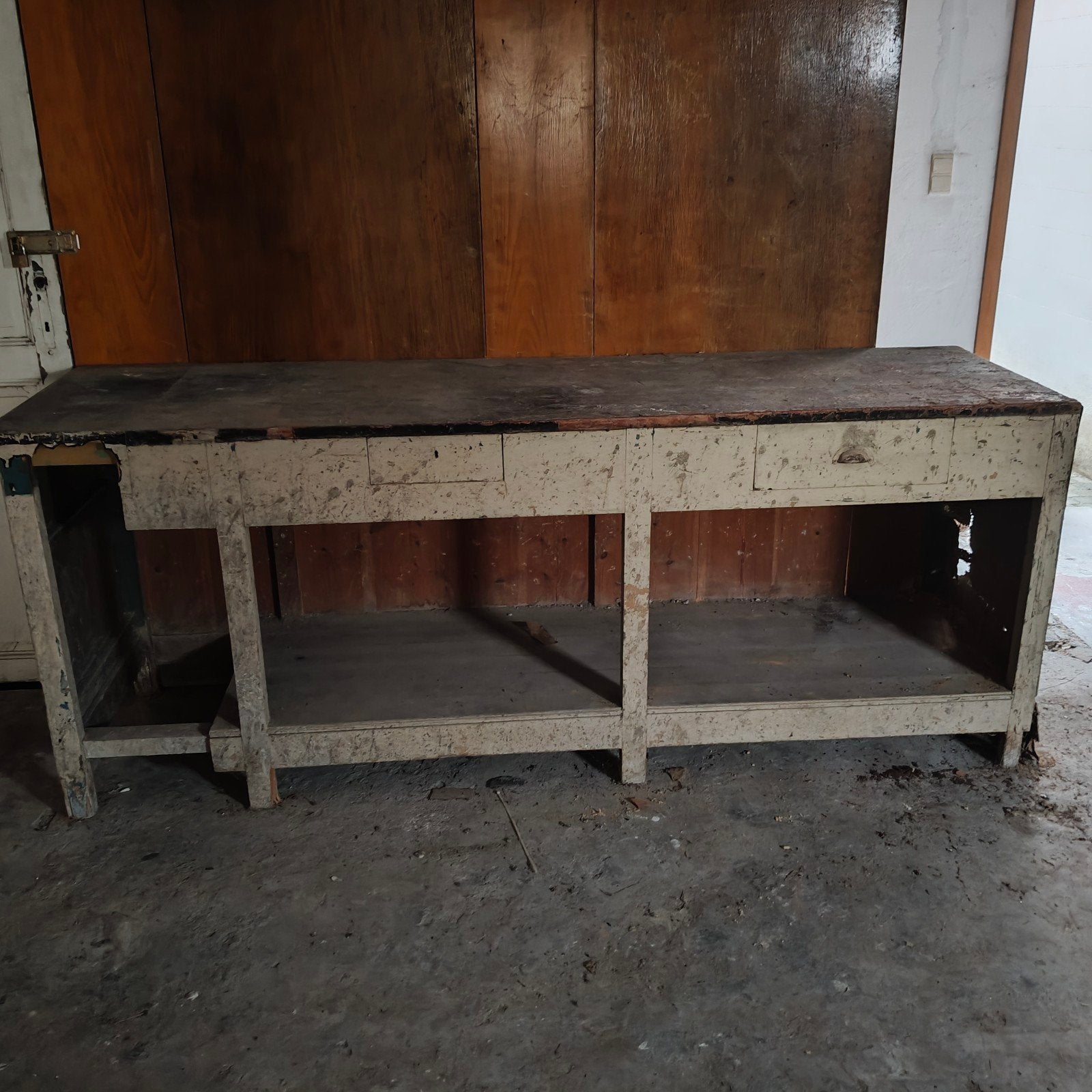 grote stevige werkbank/tafel/toog, Enlèvement