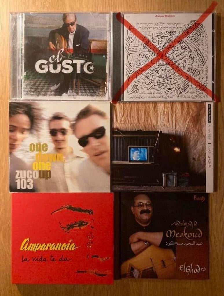 CD lot albums world latin jazz chaâbi, Ophalen of Verzenden, Zo goed als nieuw