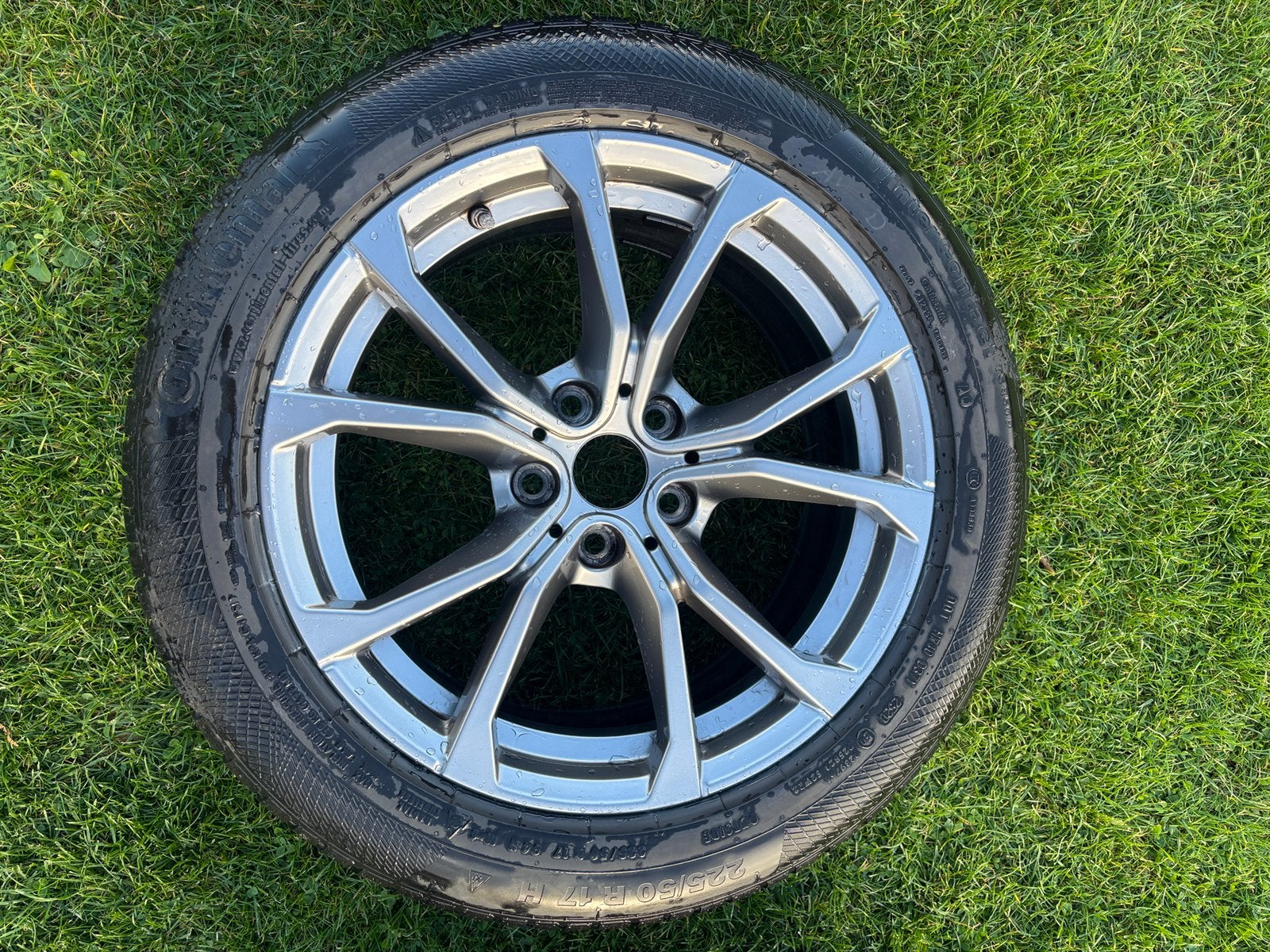4 jantes alu d'origine BMW 17" 776 + Pneus hiver Continental, Autos : Pièces & Accessoires, Pneus et Jantes, Pneus hiver, Véhicule de tourisme