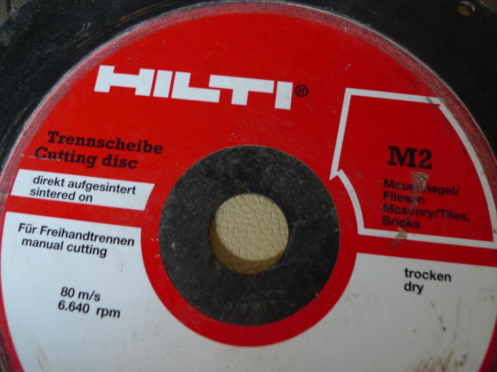 Hilti diamant slijpschijf 230mm, Ophalen of Verzenden, Zo goed als nieuw