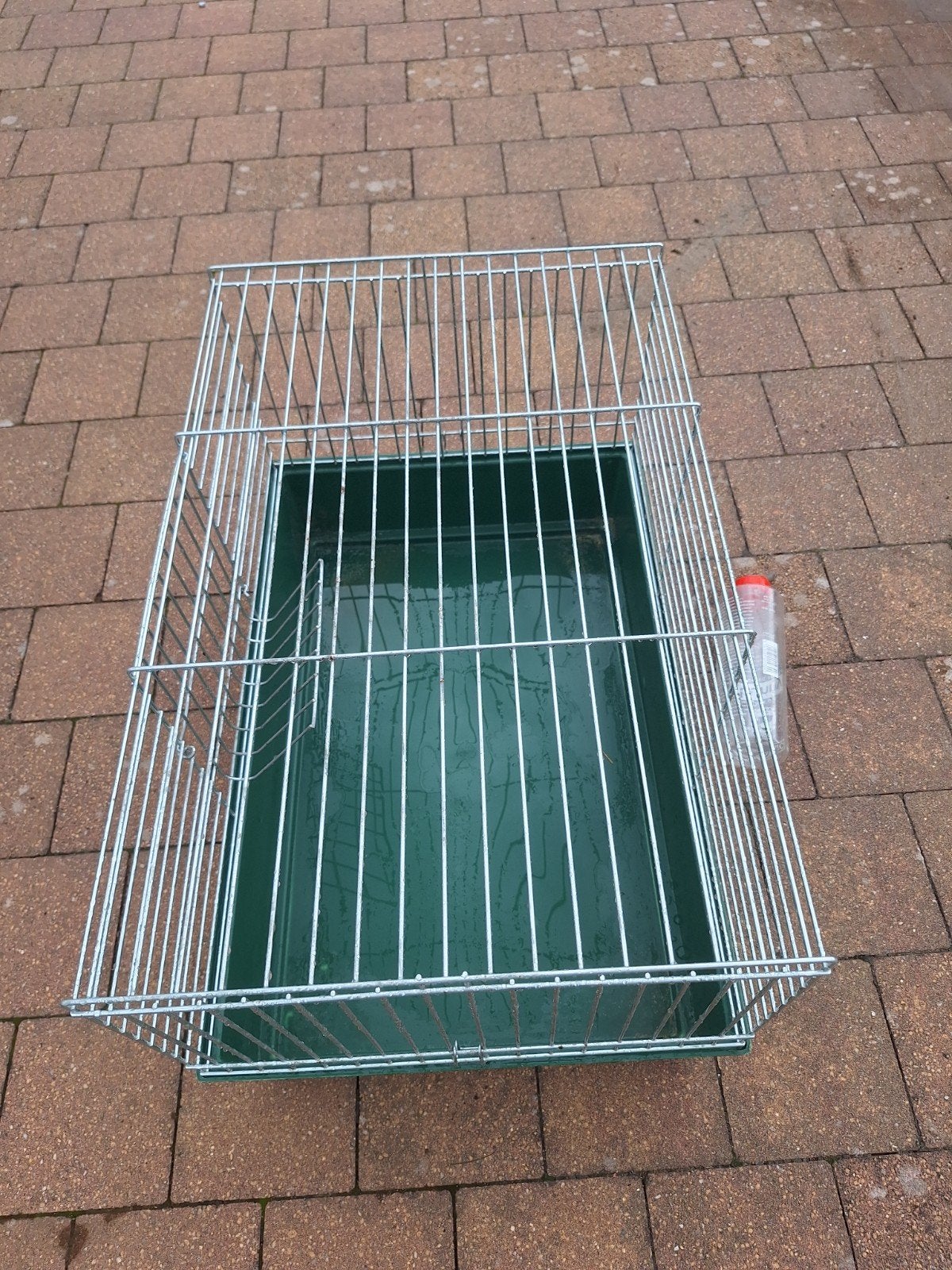 metalen konijnen-/caviakooi met kunststof bodembak., Dieren en Toebehoren, Ophalen of Verzenden