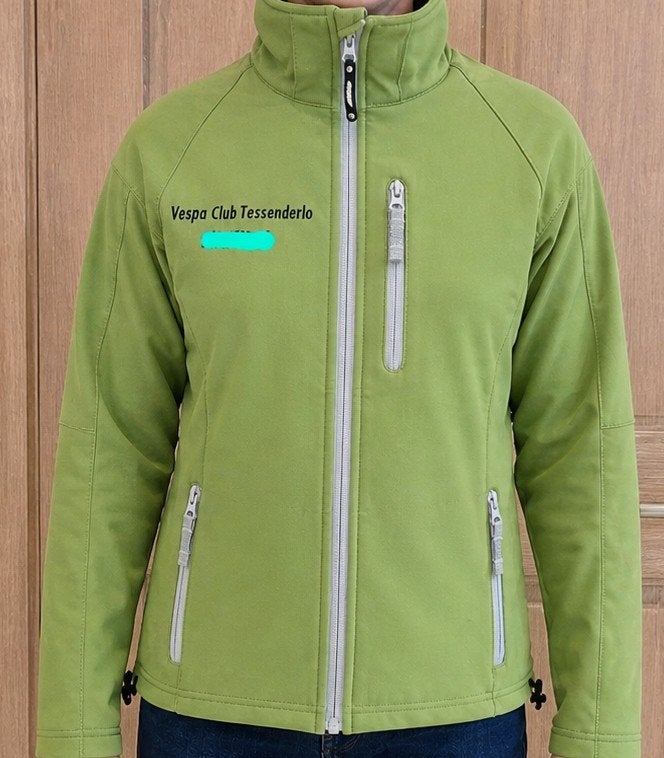 Groene softshell dames jas vespaclub maat S, Motoren, Kleding | Motorkleding, Jas | textiel, Dames, Nieuw zonder kaartje, Ophalen of Verzenden