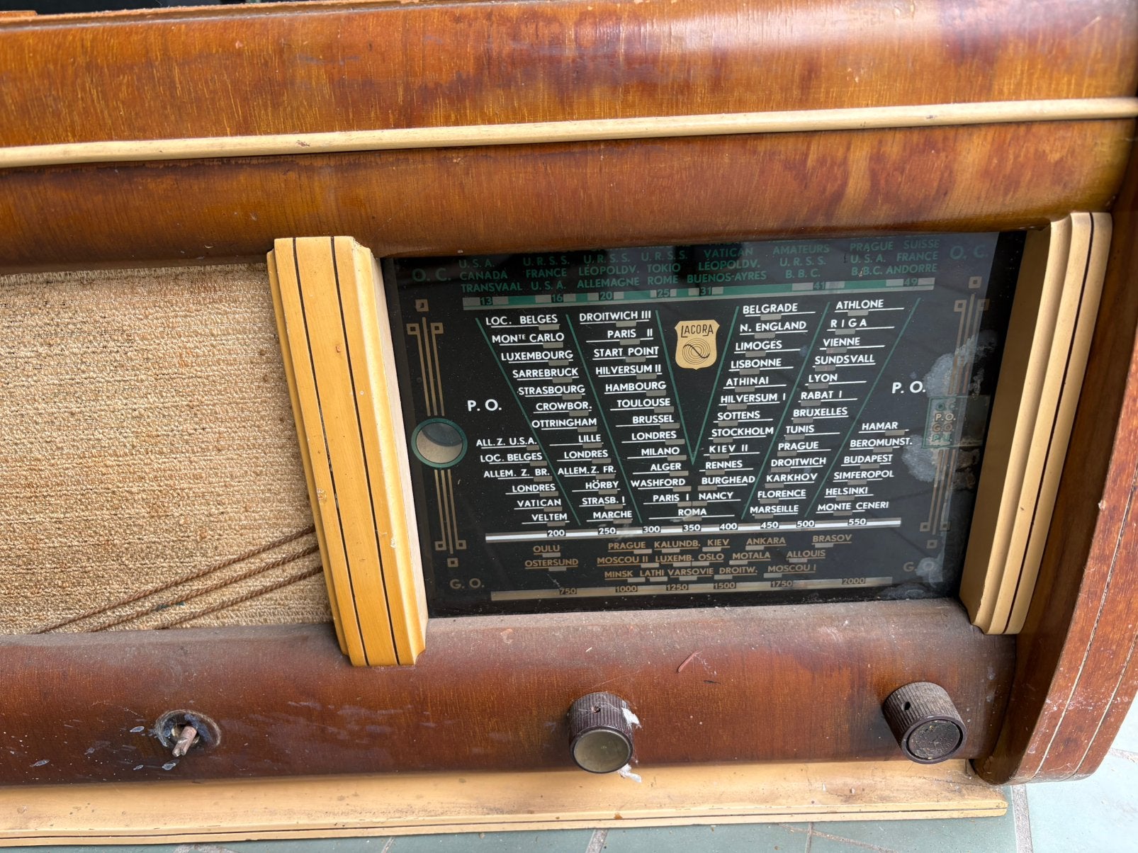 Radio TSF à lampes - Schaub Supraphon 52 (1951)/tourne-disqu, Enlèvement