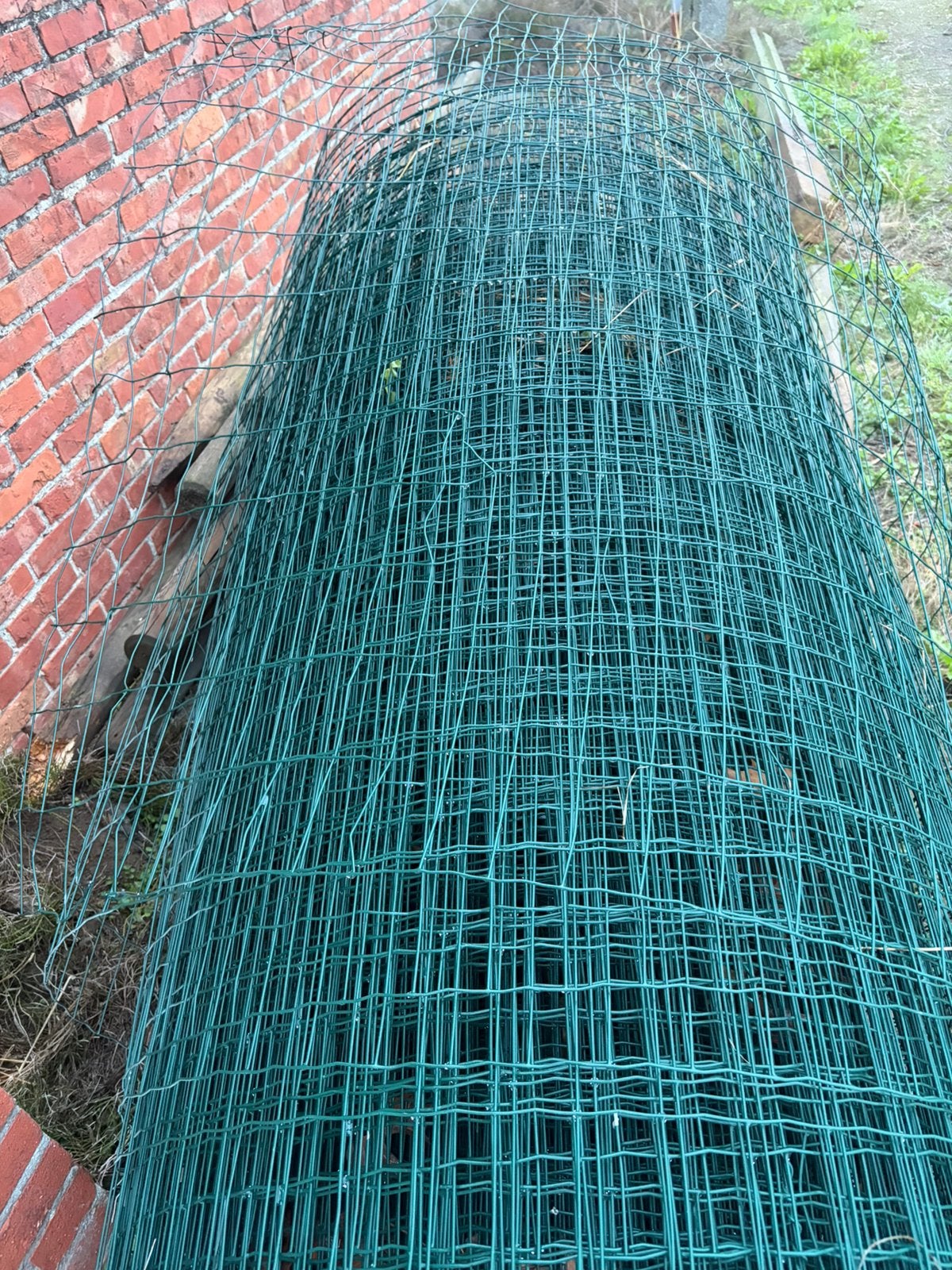 Tuingaas | geplastificeerd | 1m50 hoog x 80m, Tuin en Terras, Ophalen, Gebruikt, 20 meter of meer, Gaas