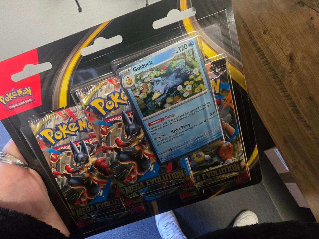Pokemon 3 blister packs, Ophalen of Verzenden, Nieuw, Overige typen, Foil