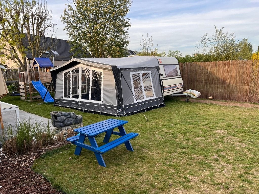 Burstner Caravan  Incl. Doréma Voortent, Caravanes & Camping, Particulier, Auvent